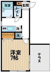 ＭＯＤＵＬＯＲ東小金井の物件間取画像